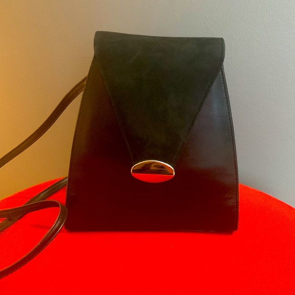 NWOT🇮🇹VTG 90’ Gorgeous BOCCI 💯% Leather/Suede Little Purse - Picture 3 of 14